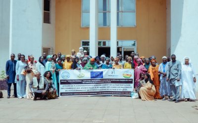 ATELIER DE PLAIDOYER POUR LE RENFORCEMENT DE LA PARTICIPATION DES FEMMES ET DES JEUNES FILLES À AU MOINS 30% DANS LES INSTANCES DE GOUVERNANCE ET DE CONSOLIDATION DE LA PAIX D’ICI 2028